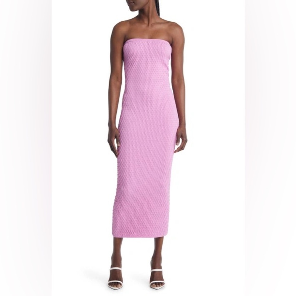 Open Edit Strapless Maxi Sweater Dress